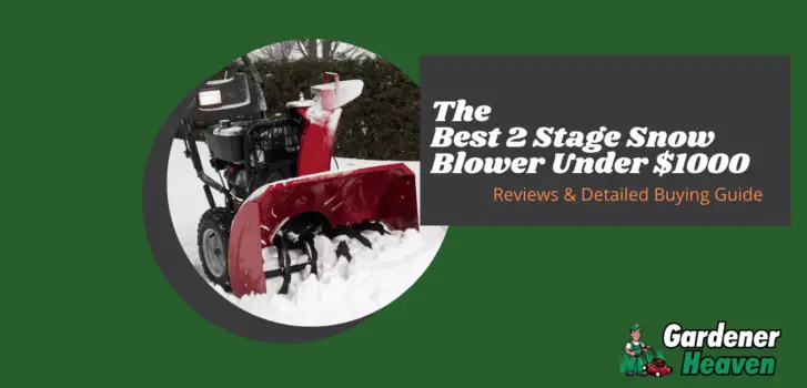 Best 2 Stage Snow Blower Under $1000